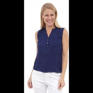 🌟 V-Neck Chiffon Sleeveless Blouse
